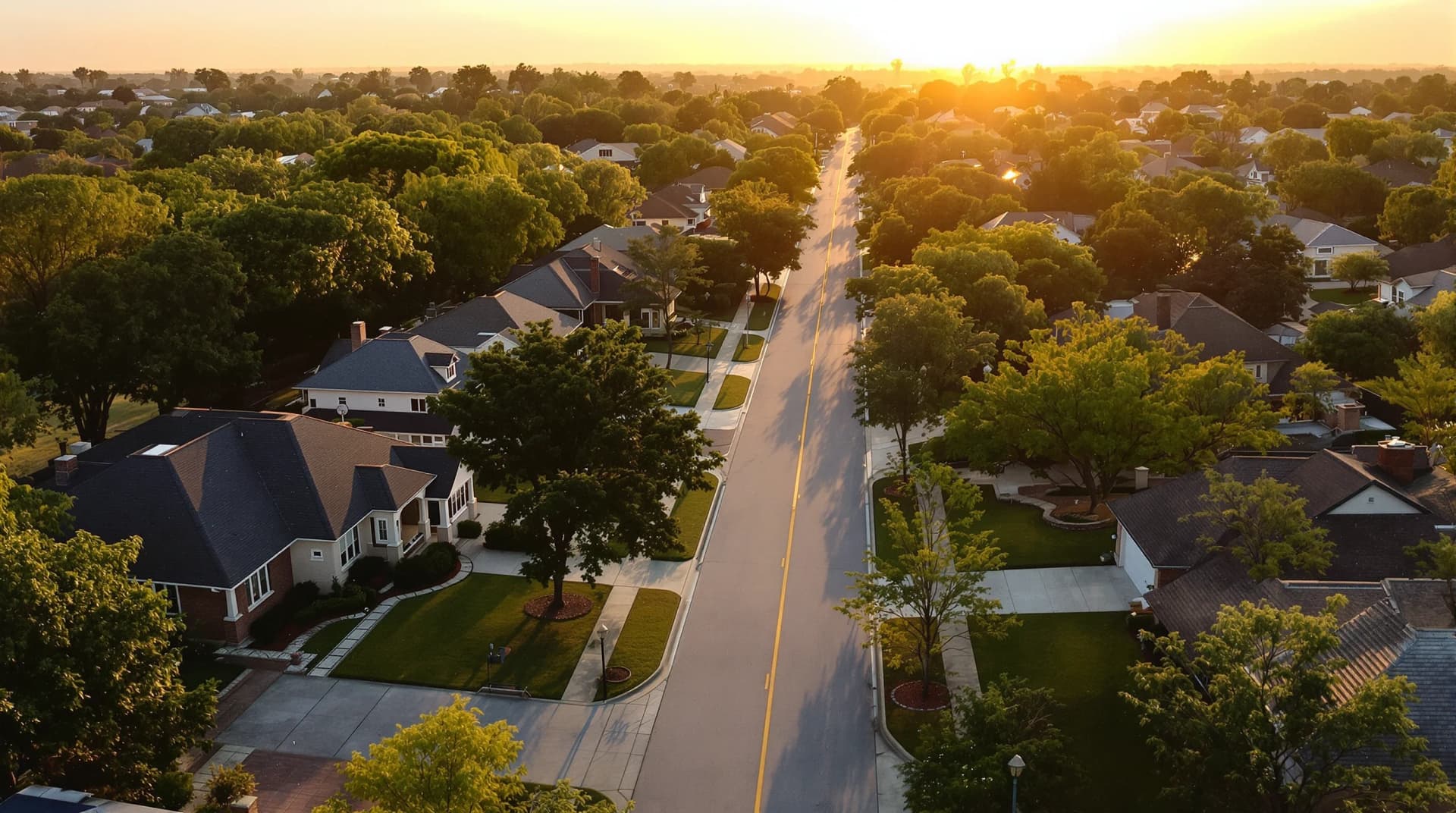 Aerial view of Houston, TX — we buy houses in any condition