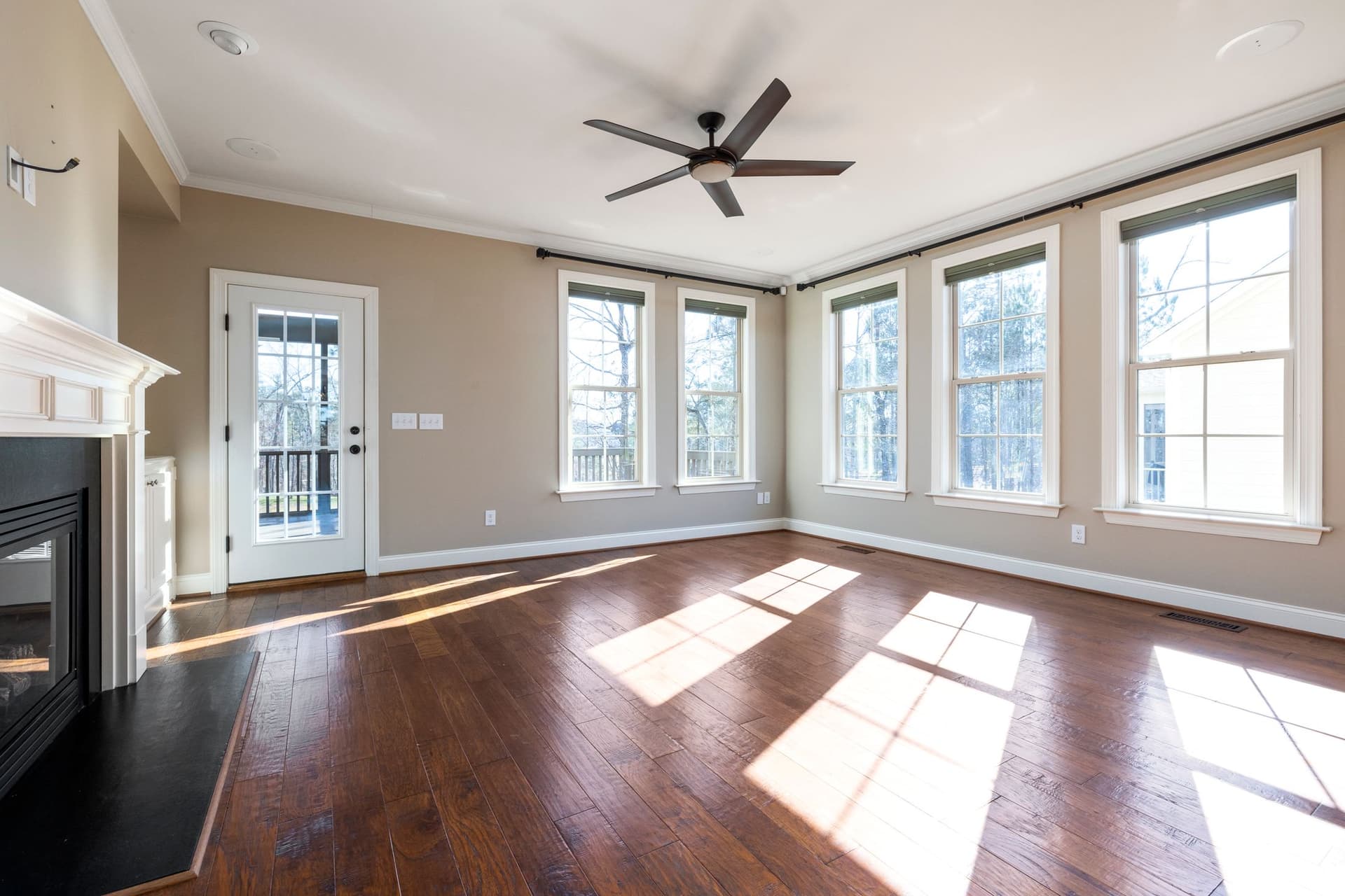 A bright living room ready for its next chapter